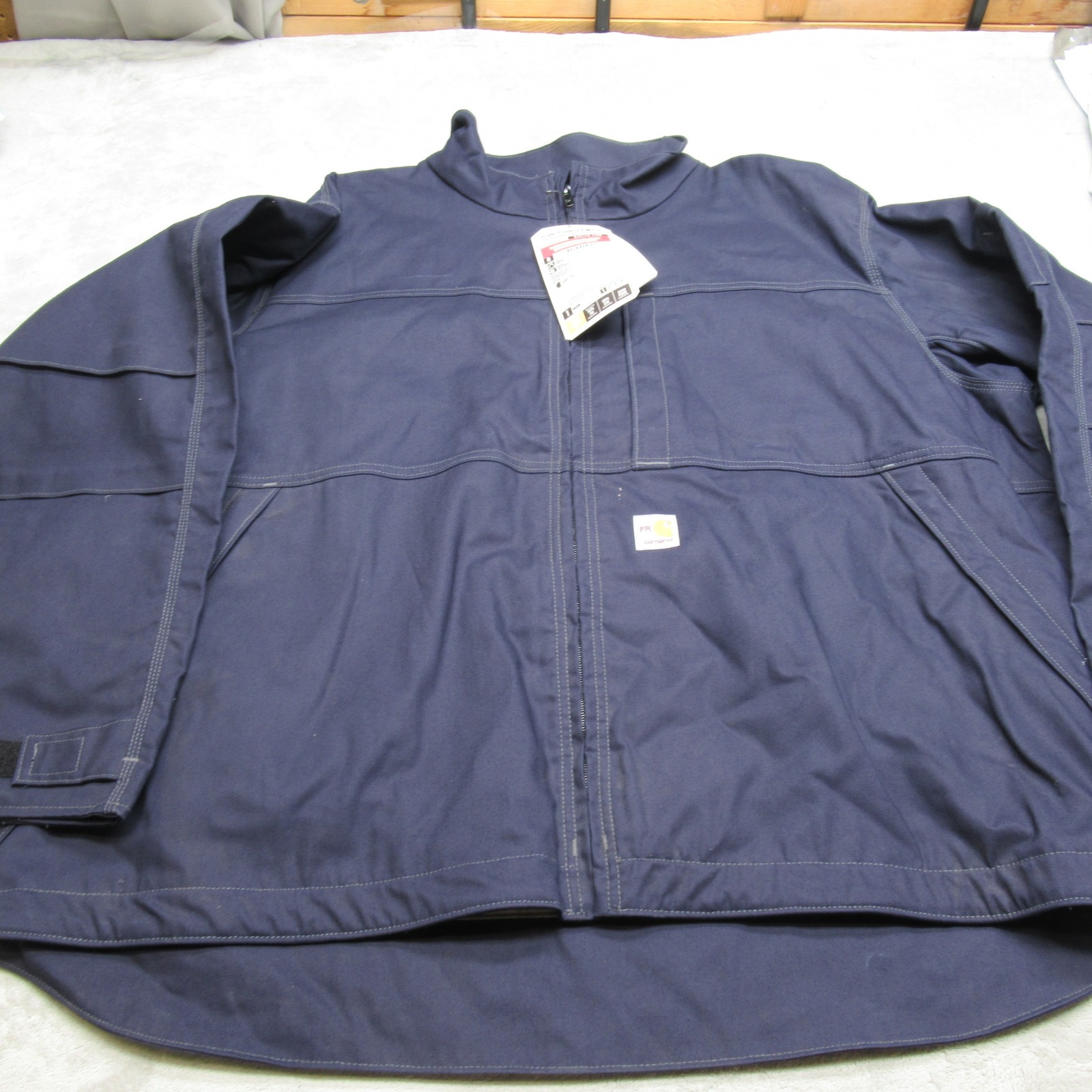Carhartt Jacket Mens 3xl Blue Flame Resistant Full Swing Quick Duck Relaxed Nwd